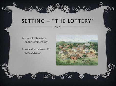 the lottery setting|the lottery setting analysis.
